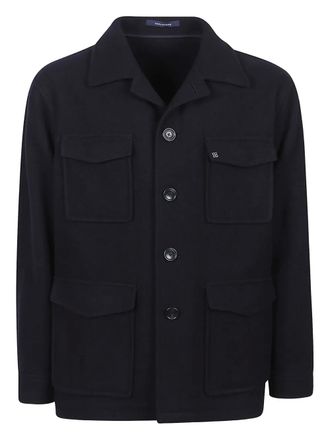 Tagliatore buttoned flap-pocket jacket - men - Wool - 50 - Blue