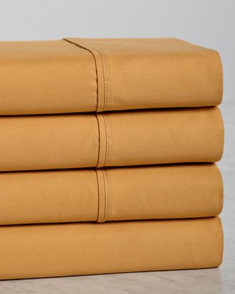 Superior Dnu Superior 530 Thread Count Solid Combed Cotton Sheet Set