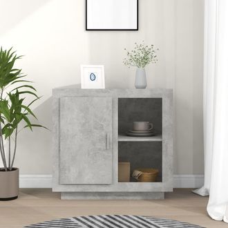 vidaXL Aparador Gris Hormig&oacute;n 80x40x75 Cm Vidaxl