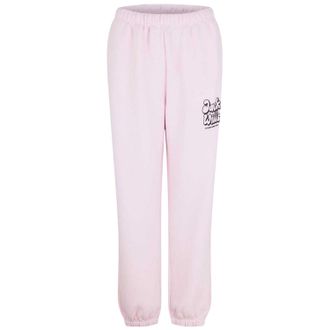 Jack Wills Joggingbroek van katoen met logo voor dames (Roze)