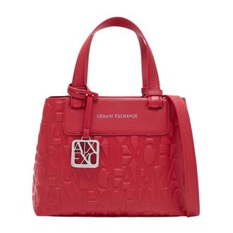 A|X Armani Exchange Large Shopping Bag - female - Armani Exchange - Handbags - Red - ONE SIZE - Bags