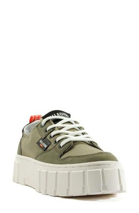 Palladium Pallatower Lo Platform Sneaker in Vetiver at Nordstrom, Size 7.5