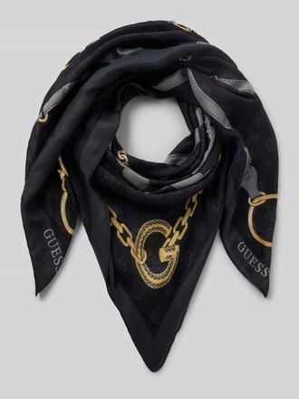 Guess Tuch aus Modal im Allover-Look Modell EMELIE in Black, Gr&ouml;&szlig;e 1