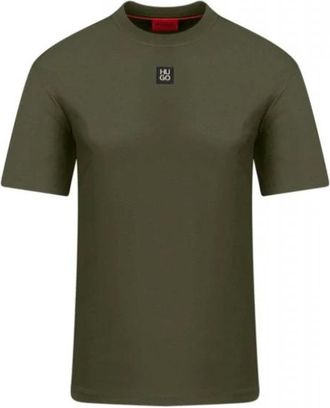 HUGO BOSS Hombre, Camisetas, Verde, Talla: L