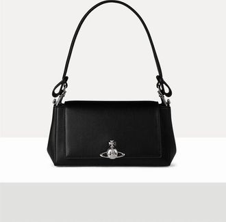 Vivienne Westwood Hazel Medium Handbag Pu Smooth Black