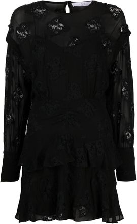 Iro Levoca guipure-lace A-line dress - women - Viscose/Viscose - 40 - Black