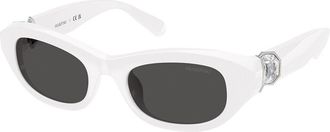 Swarovski SK6036U 105087 Womens Sunglasses White Size 50