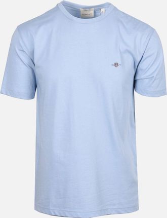 GANT Mens GANT REG SHIELD SS T-SHIRT FRESH BLUE - Size: 44