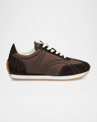 Toteme Suede Retro Runner Sneakers