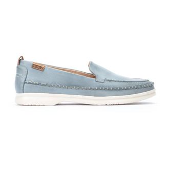 Pikolinos Blauwe Damesloafer - Comfortabel en Elegant - Dames - Loafers - Blauw - 35 EU - Leer - Schoenen
