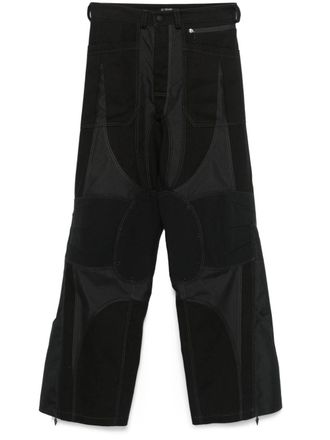 MUGLER Cargo con inserti - Nero