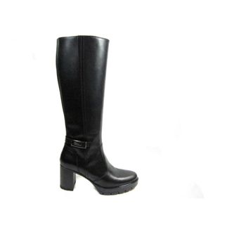 Nero Giardini Hoge Laarzen - Dames - Schoenen - Zwart - Maat: 41 EU Leer