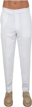 A|X Armani Exchange Chino Broeken - Heren - Chinos - Wit - W34 - Linnen - Broeken