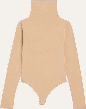 Wolford Colorado Turtleneck Thong Bodysuit
