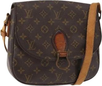 Louis Vuitton Pre-owned Cross Body Bags, female, Brown, Size: ONE SIZE Pre-owned Vintage Canvas Cross Body Bag