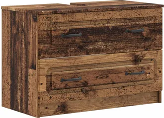 vidaXL Mueble De Lavabo Para Ba&ntilde;o Utrecht Madera Envejecida Vidaxl