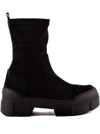 Vic Matié Stivaletti V14 Roccia-Stretch - Nero