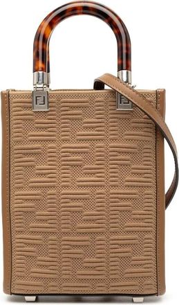 Fendi Pre-owned Handbags, female, Brown, Size: ONE SIZE Pre-owned Mini Tote Bag