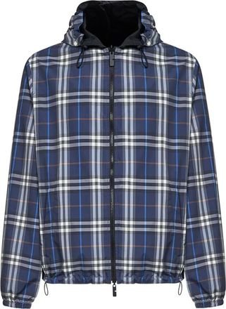 Burberry Heren, Jassen, Blauw, Maat: XL Polyamide