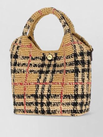 Burberry na raffia beach bag