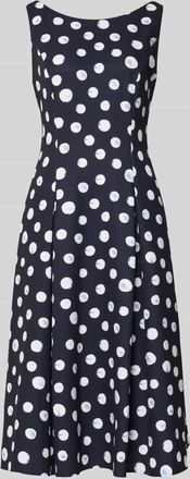 Vera Mont Cocktailkleid im Allover-Look in Marine, Gr&ouml;&szlig;e 36