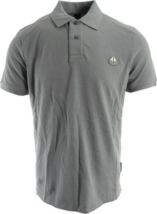 Moose Knuckles Everett Polo - Heren - Polos - Grijs - XS - Katoen - Tops