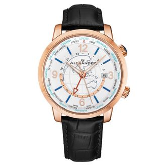 Alexander Alexander 2 Quartz Silver Dial Mens Watch A171A-02