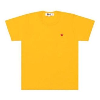 Comme Des Garçons Coloured Small Emblem T-Shirt Yellow AZ-T314-051-3