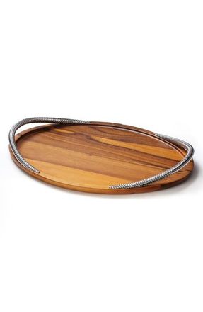 Namb&eacute; Braid Serving Tray in Brown at Nordstrom