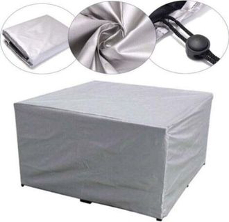 OEM Fundas Para Muebles De Jard&iacute;n De 115 X 115 X 70 Cm, Oxford 210d, Impermeables, Resistentes Al Viento Y A Los Rayos Uv. Funda Para Mesa De Jard&iacute;n Exter