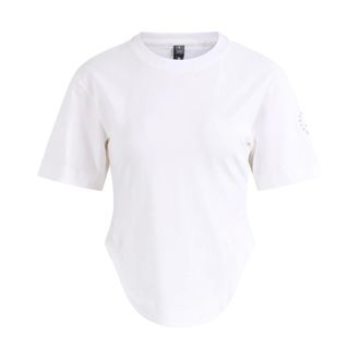 adidas Adidas by Stella McCartney, T-Shirts, female, White, Size: XS Crfd Hem T