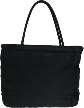 Prada Tessuto Black Synthetic Handbag (Pre-Owned)