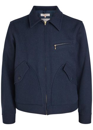 Nudie Jeans Blake Wool-blend Jacket - Navy - XL