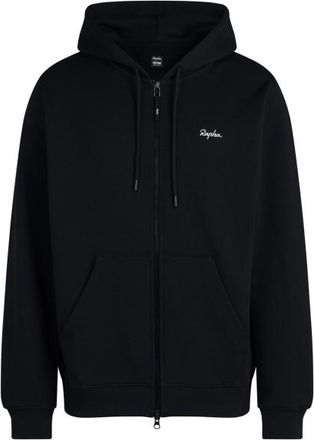 Rapha Heavyweight Cotton Zip Hoodie Sweat- & Trainingsjacke f&uuml;r Herren | schwarz/wei&szlig;