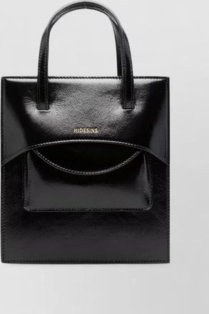 Hidesins calf leather croc-effect tote bag