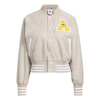 adidas (WMNS) adidas Originals Collegiate Bomber Jackets Beige IU4770