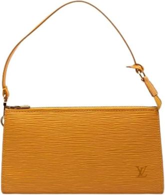 Louis Vuitton Pre-owned Shoulder Bags, female, Yellow, Size: ONE SIZE Pre-owned Pochette Accessoires