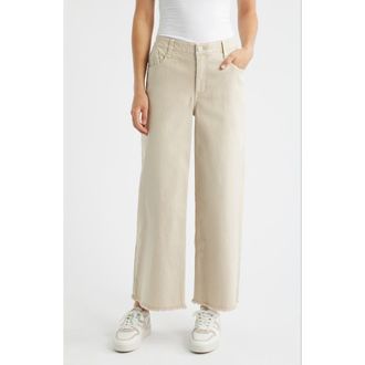 Wit & Wisdom Wyatt Skyrise High Waist Ankle Wide Leg Jeans in Birch at Nordstrom Rack, Size 18 (Similar To 14W)