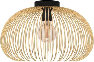 Eglo Eglo Venezuela Plaf&oacute;n Dorado Y Negro 38,5 Cm De Di&aacute;metro
