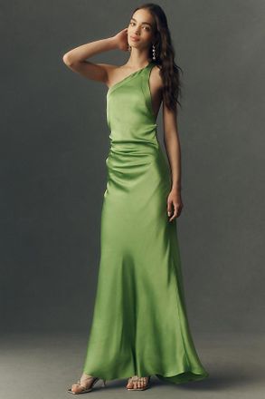 BHLDN One-Shoulder Maxi Dress