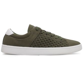 Ilse Jacobsen Tansy 4073 Nylon Polyurethane Mens Fashion Trainers - Deep Olive White - Size:UK 11