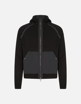 Belstaff Mens VIEW HOODED TOP - Black - Size: 40