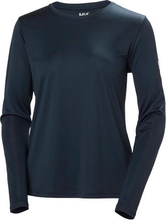 Helly Hansen Tech Crew L/S 2.0 Kunstfaserunterw&auml;sche f&uuml;r Damen | blau
