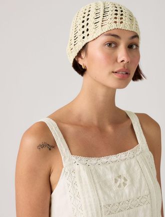 Levi's Chloe Crochet Beanie - Womens - One Size - Grey