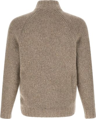 Brunello Cucinelli Cashmere and Silk Cardigan - Beige