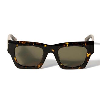 Off-white Sunglasses Ow1006 6055 Davie Brown/Green Unisex