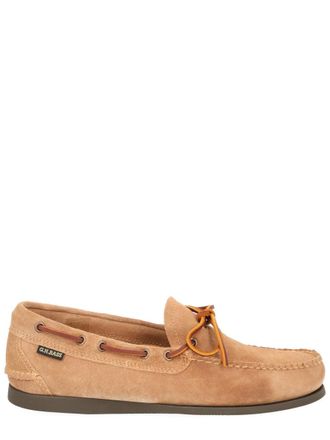 G.H. Bass & Co. Warm Tan Suede Lace Bow Moccasin