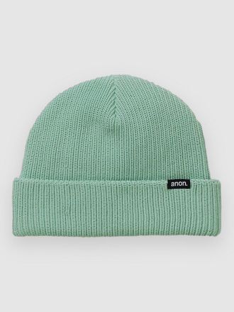 Anon Cuff Beanie gr&uuml;n