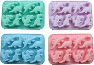 OEM Molde De Silicona Con Forma De Dinosaurio Para Hornear - Moldes Multifuncionales Para Dulces Y Chocolates - Silicona Apta Para Alimentos