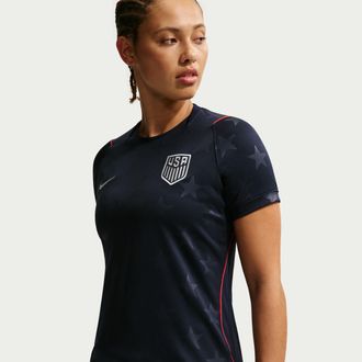 Nike USMNT 2026 Stadium Away Nike Womens Dri-FIT Soccer Replica Jersey in Blue | IB4591-475